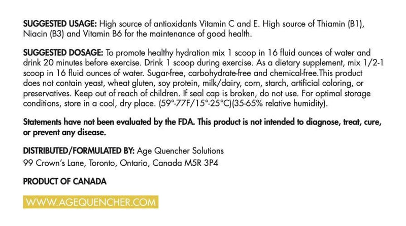Age Quencher® System AGE QUENCHER™