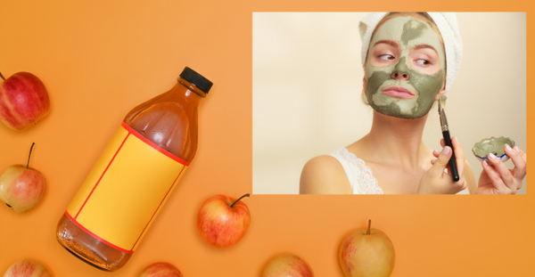 clay apple cider vinegar blackheads face mask 